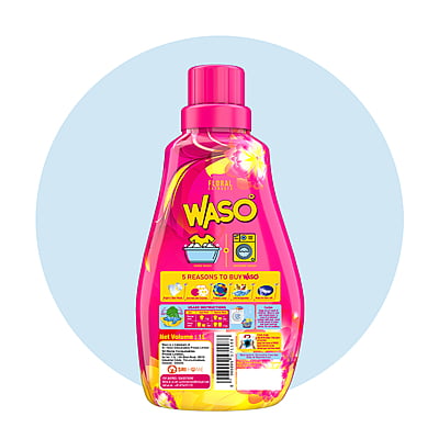 WASO | Scentsation Floral Detergent Liquid 1L (Pack of 3) WASO | Scentsation Floral Detergent Liquid 1L (Pack of 3)
