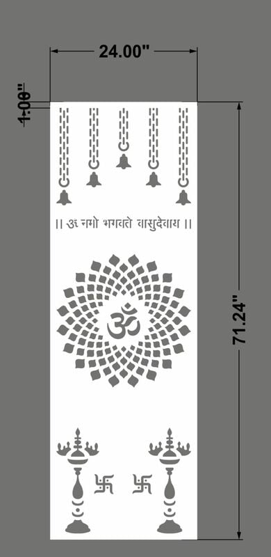 Mandir Back Jali SBMBJ012 Mandir Back Jali SBMBJ012