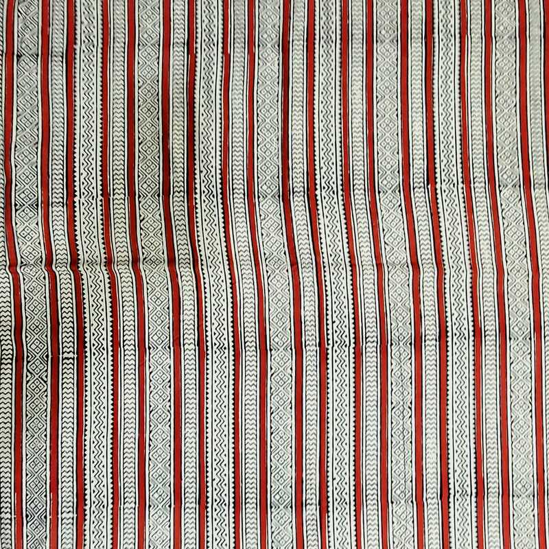 Bagru Print Cotton Fabric #2
