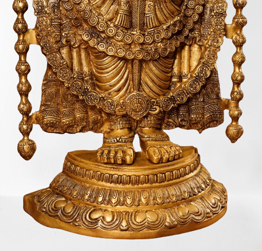 Brass Tirupati Balaji Venkateswara Idol - 46 Inch Height Brass Tirupati Balaji Venkateswara Idol - 46 Inch Height
