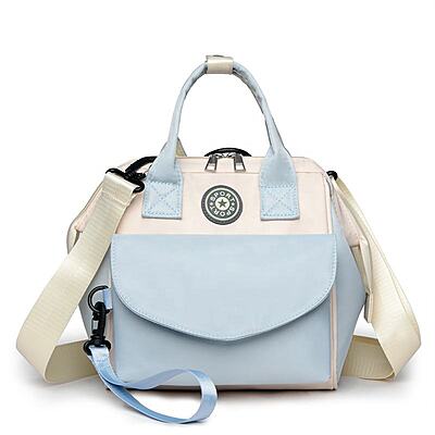 Small Travel Diaper Bag Backpack Mini Diaper Tote Portable Crossbody Diaper Changing Backpack with Insulated Pocket