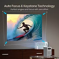 Portronics Beem 500 Smart LED Projector - 6700 Lumens Brightness, Wireless Connectivity, 1080P HD, Built-in Speaker, Compact & Portable Portronics Beem 500 Smart LED Projector - 6700 Lumens Brightness, Wireless Connectivity, 1080P HD, Built-in Speaker, Compact & Portable