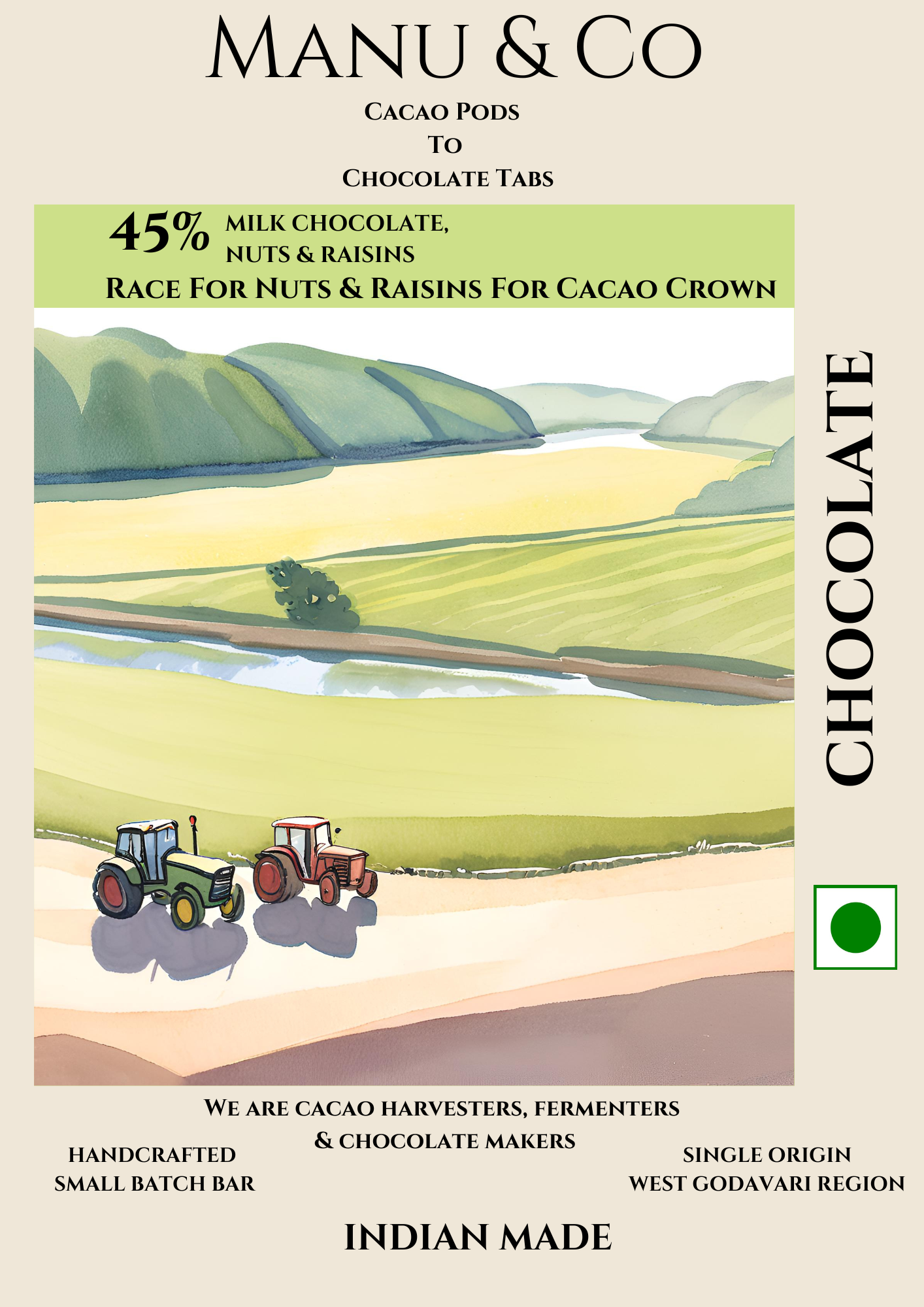 59% Dark Chocolate , Nuts & Raisins
