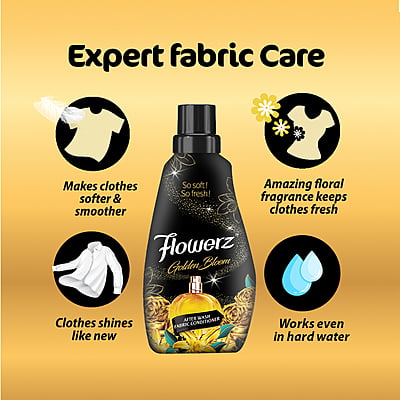 FLOWERZ | Golden Bloom Fabric Conditioner 18ML (Pack of 80) FLOWERZ | Golden Bloom Fabric Conditioner 18ML (Pack of 80)