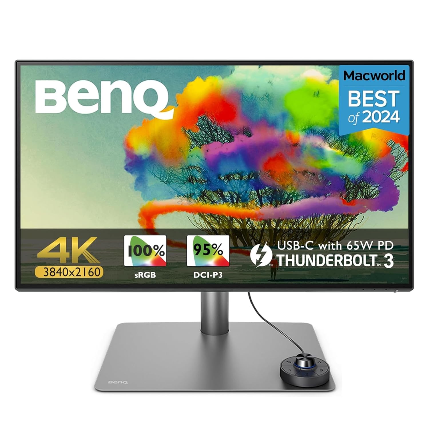 BenQ DesignVue Monitors?PD2725U?27-inch 4K UHD P3 Thunderbolt 3 Mac� Compatible Designer Monitor