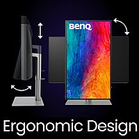 BenQ DesignVue Monitors?PD2725U?27-inch 4K UHD P3 Thunderbolt 3 Mac� Compatible Designer Monitor