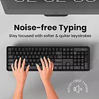 Portronics Key9 Combo Wireless Keyboard and Mouse Set for PC & Laptop (Black) Portronics Key9 Combo Wireless Keyboard and Mouse Set for PC & Laptop (Black)