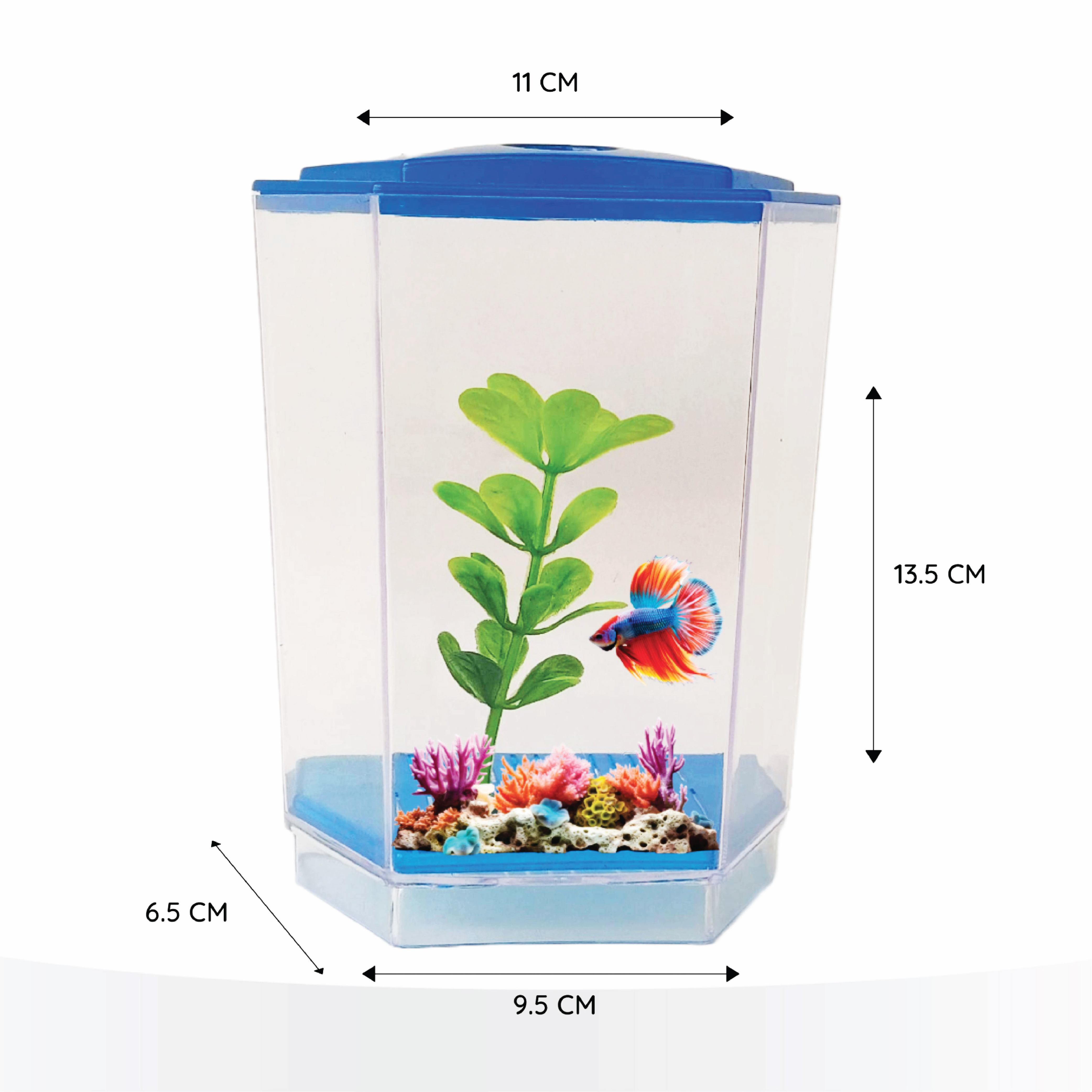 FlyExtreme Single Betta Fish Tank FlyExtreme Single Betta Fish Tank