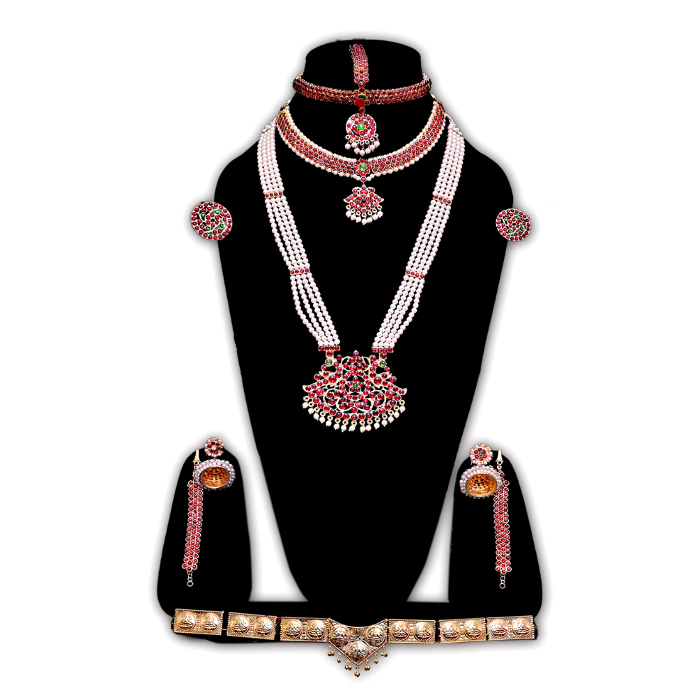 Bharatanatyam Jewellery Set with Laxmi Belt