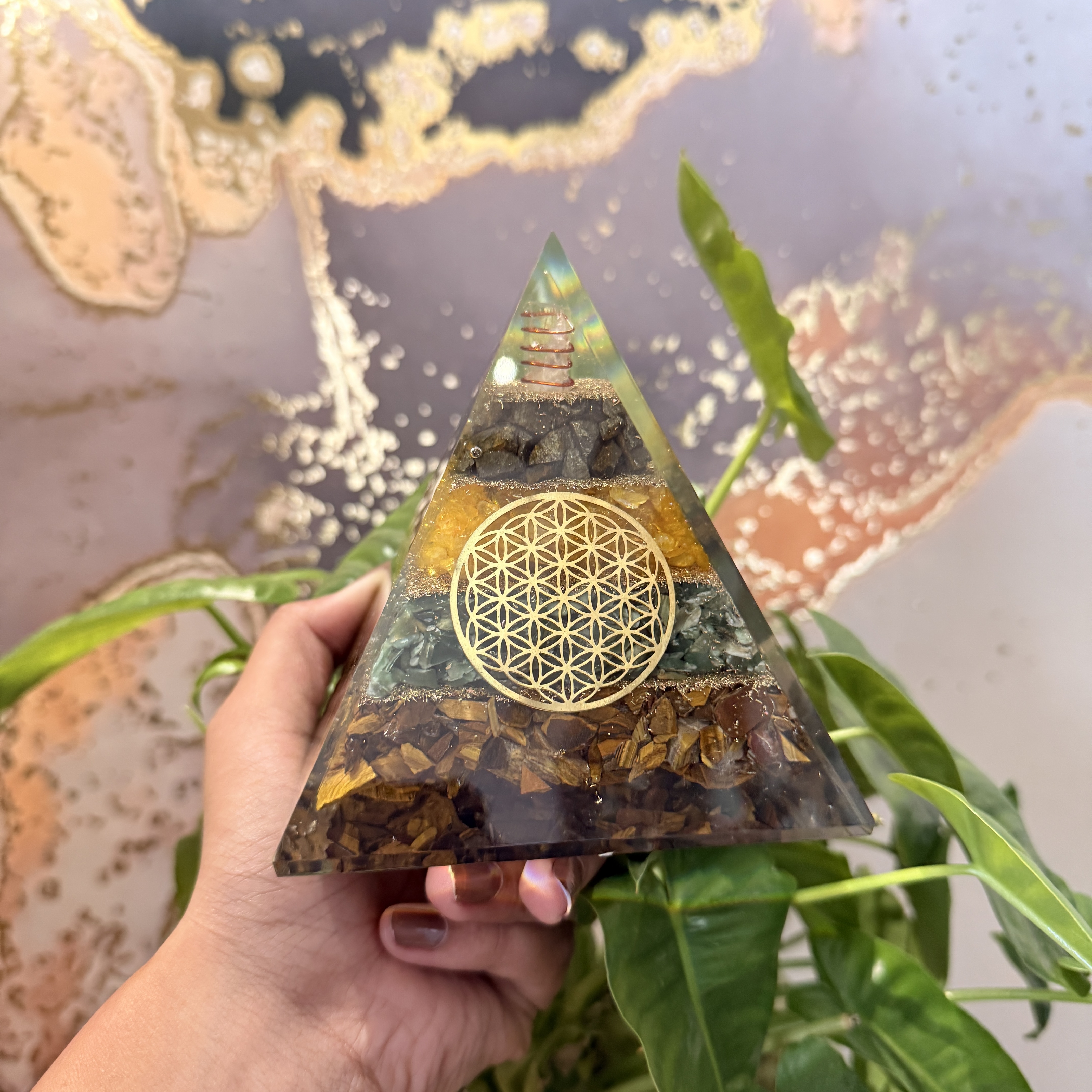 Wealth Resin Pyramid Wealth Resin Pyramid