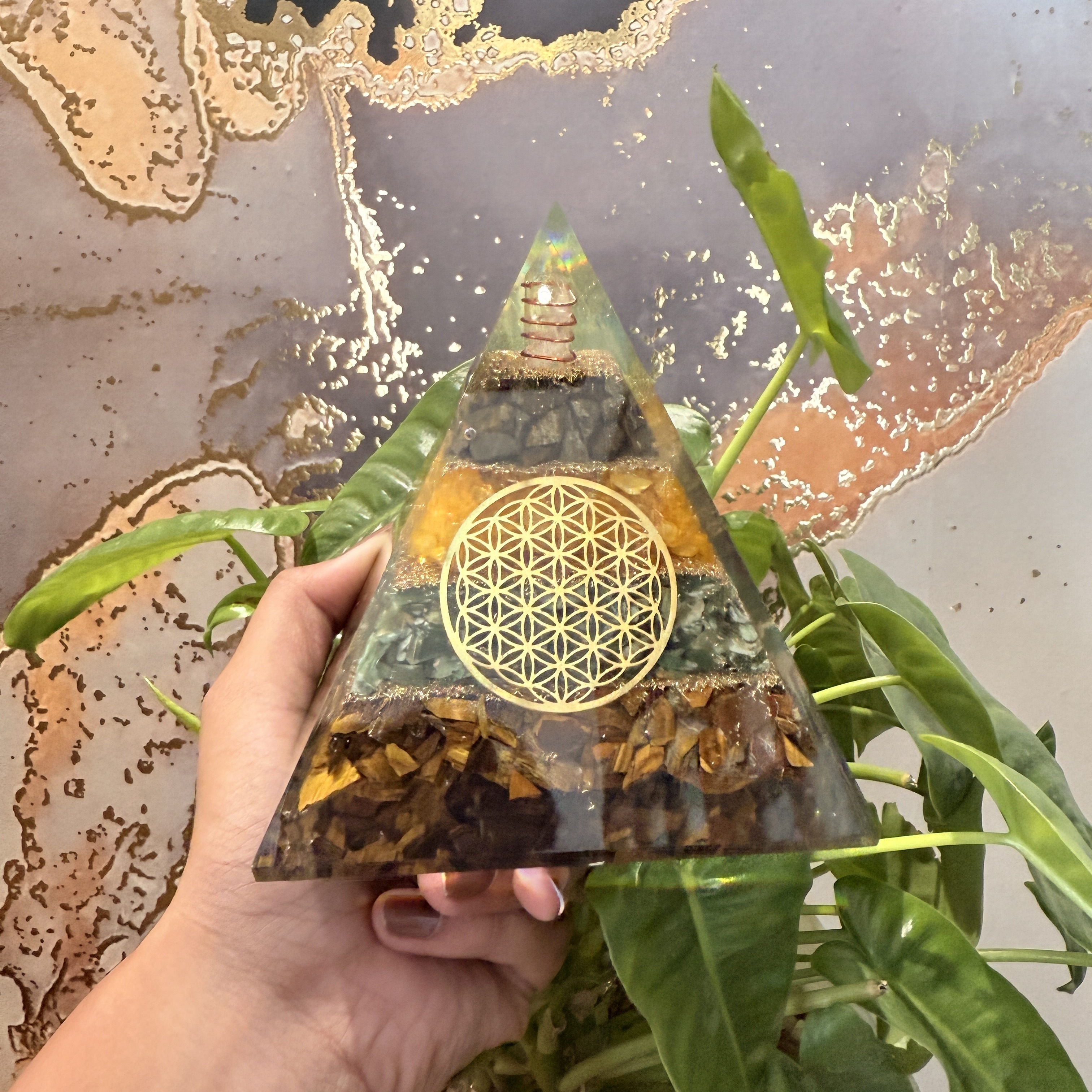 Wealth Resin Pyramid Wealth Resin Pyramid