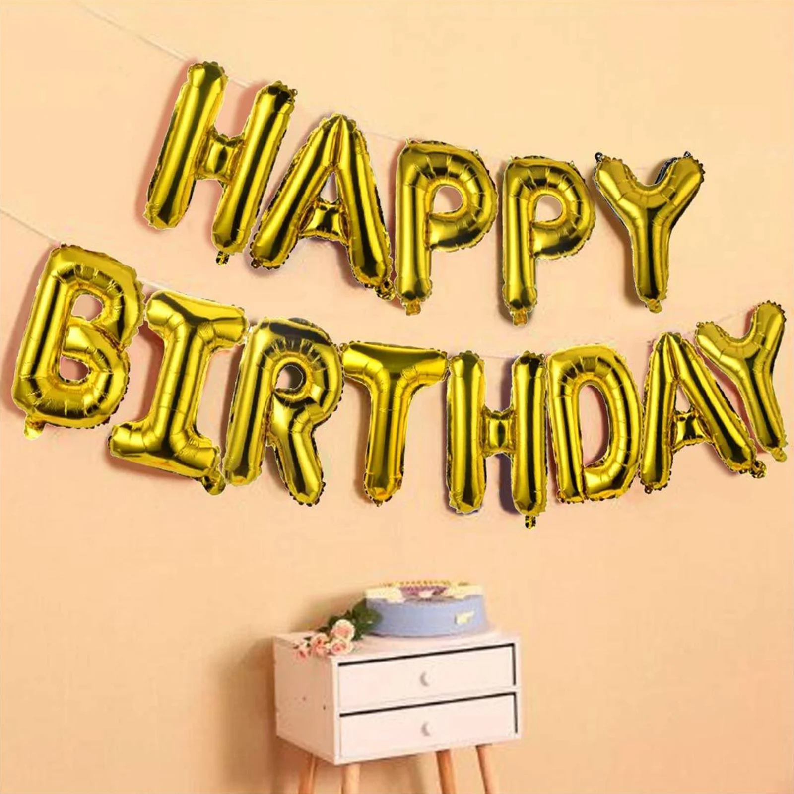 Birthday Foil Banner (Gold) Birthday Foil Banner (Gold)