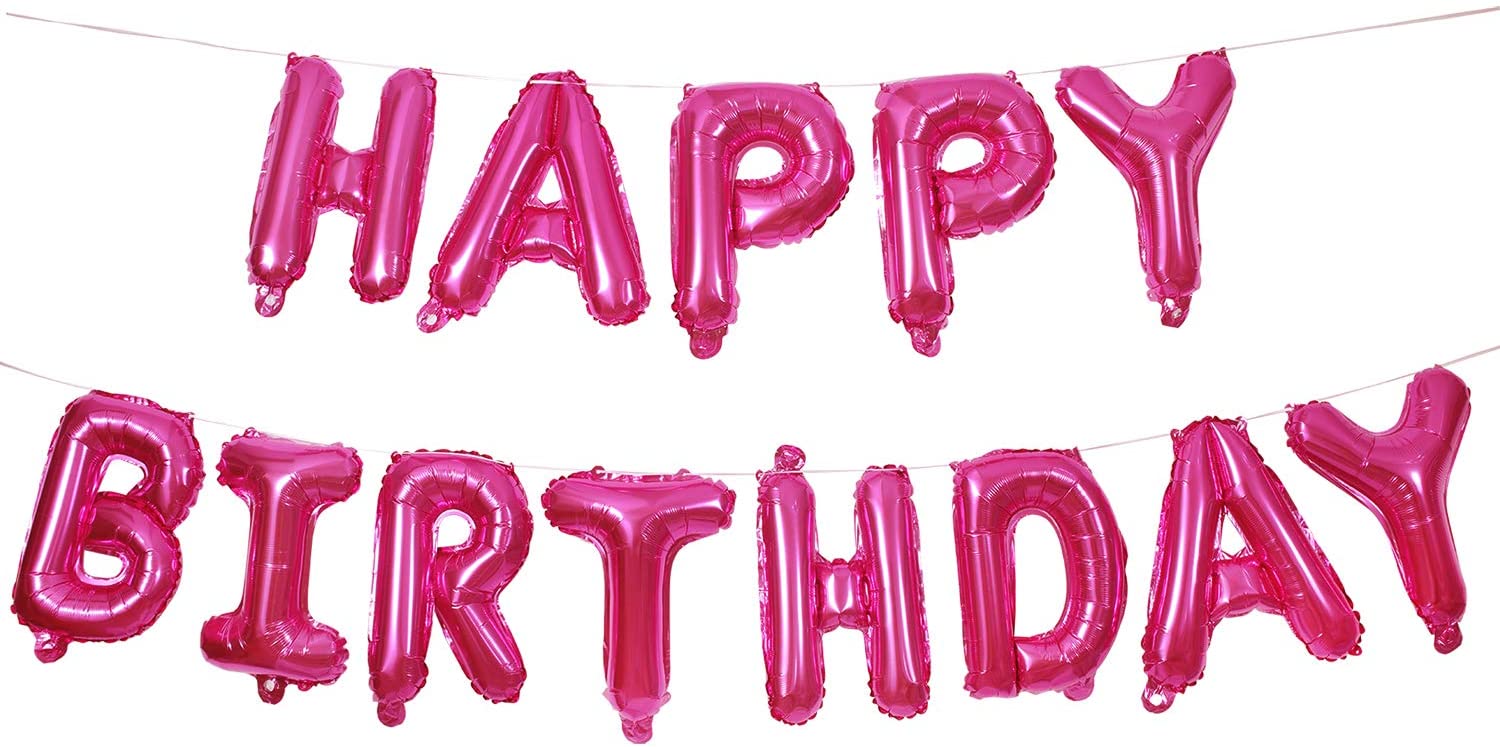Birthday Foil Banner (Pink) Birthday Foil Banner (Pink)