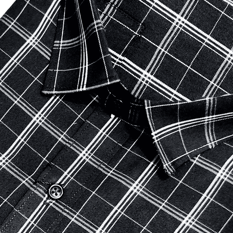 Black Checks Shirt