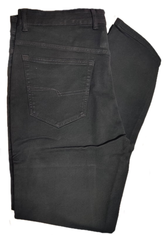 Black Plain Jeans