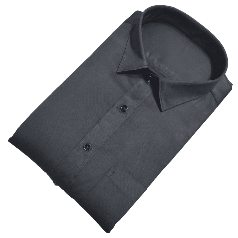 Black Plain Shirt