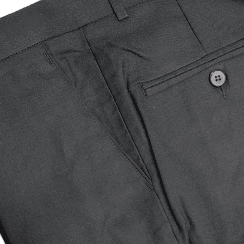 BLACK PLAIN PANT
