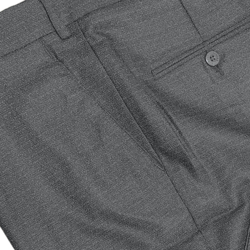 BLACK SELF DESIGN PANT
