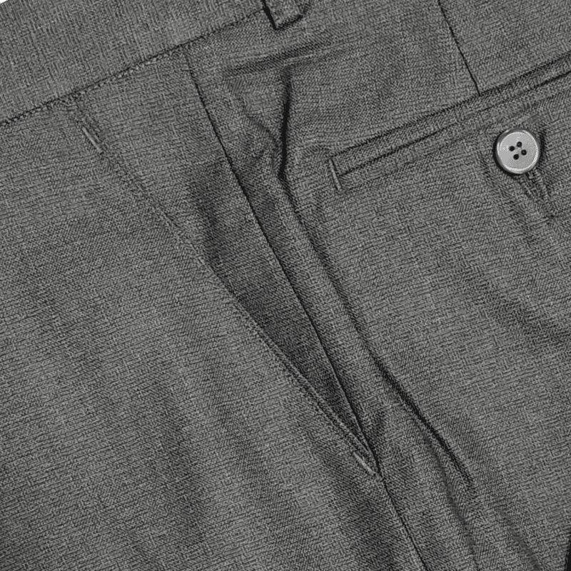 BLACK SELF DESIGN PANT