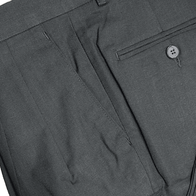 BLACK SELF DESIGN PANT