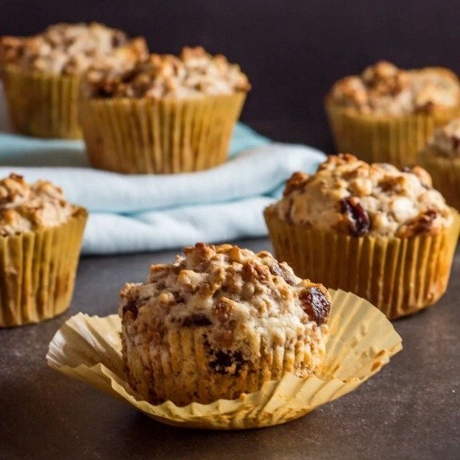 Black raisin muffin Black raisin muffin