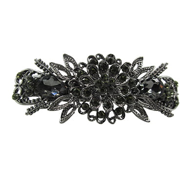 Floral French Barrette Party Wear Hair Clip Floral French Barrette Party Wear Hair Clip