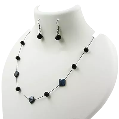 Single Layer Chain With Earrings Single Layer Chain With Earrings