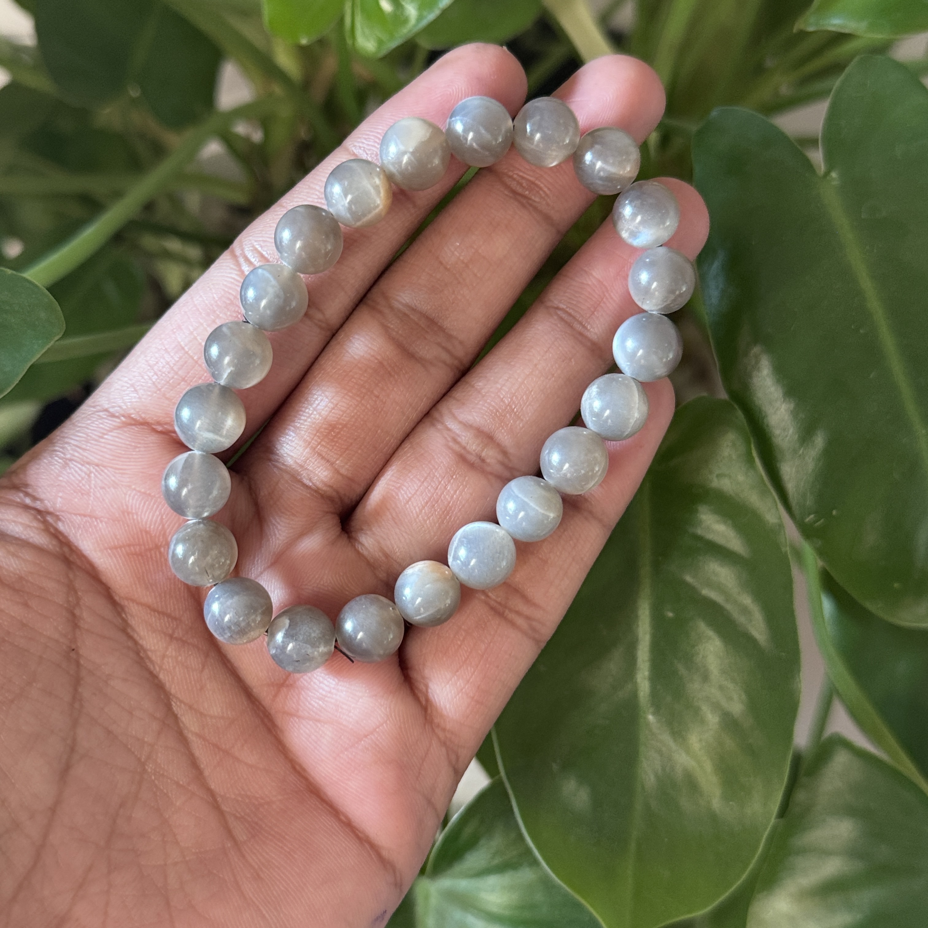 Black Moonstone Crystal Bracelet