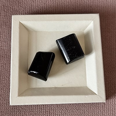Black Tourmaline Tumbles