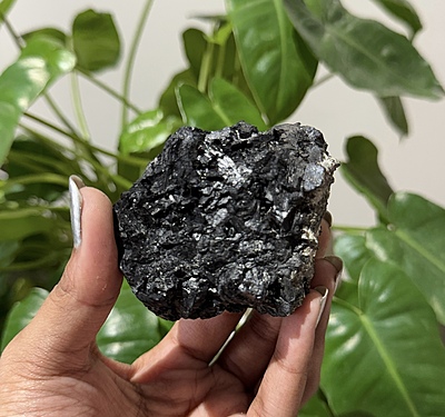 Black Tourmaline Crystal Geodes (Peru) Black Tourmaline Crystal Geodes (Peru)