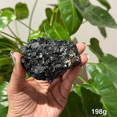 Black Tourmaline Geodes (Peru) Black Tourmaline Geodes (Peru)