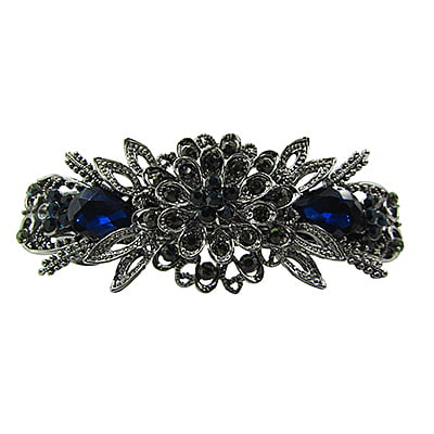 Floral French Barrette Party Wear Hair Clip Floral French Barrette Party Wear Hair Clip