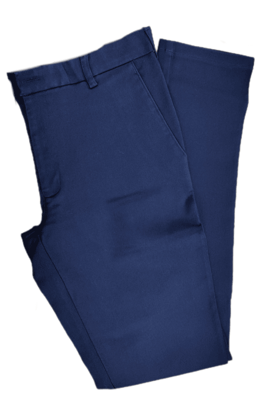 Blue Plain Pant