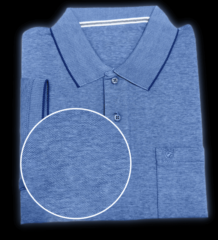 Blue Self Design Tshirt