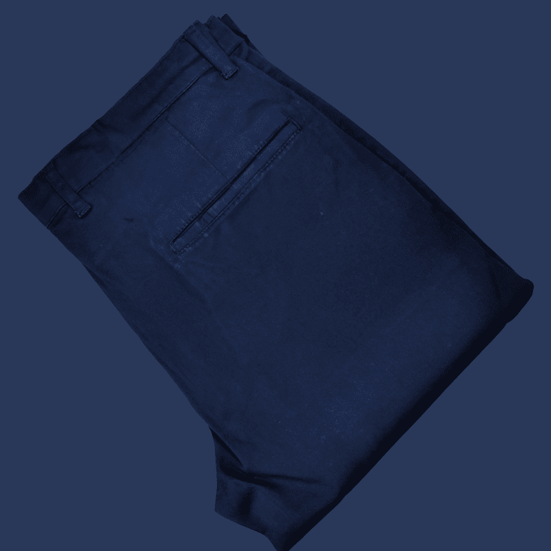 BLUE PLAIN PANT