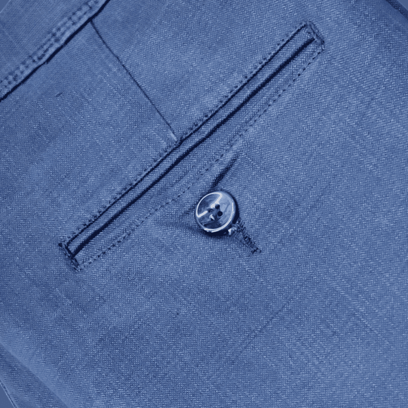 BLUE SELF DESIGN PANT