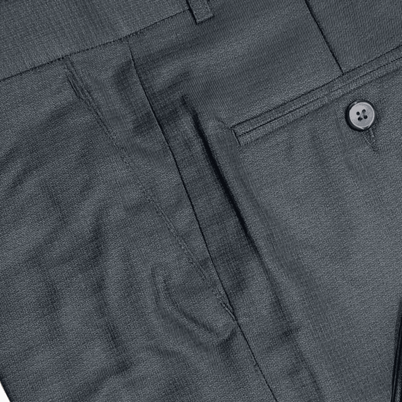 BLUE SELF DESIGN PANT