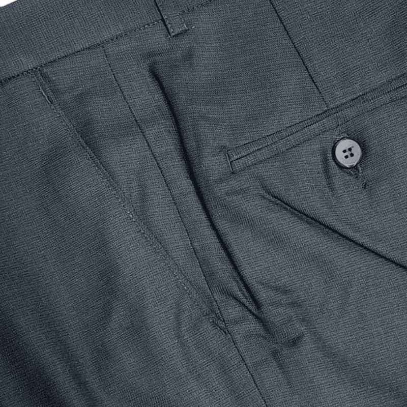 BLUE SELF DESIGN PANT