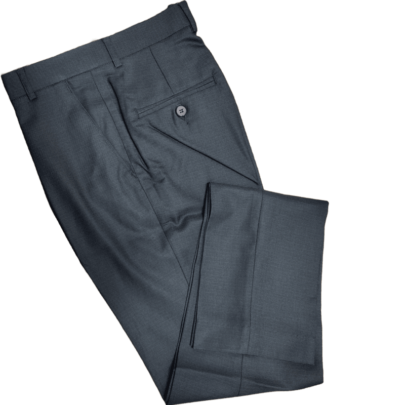 BLUE SELF DESIGN PANT