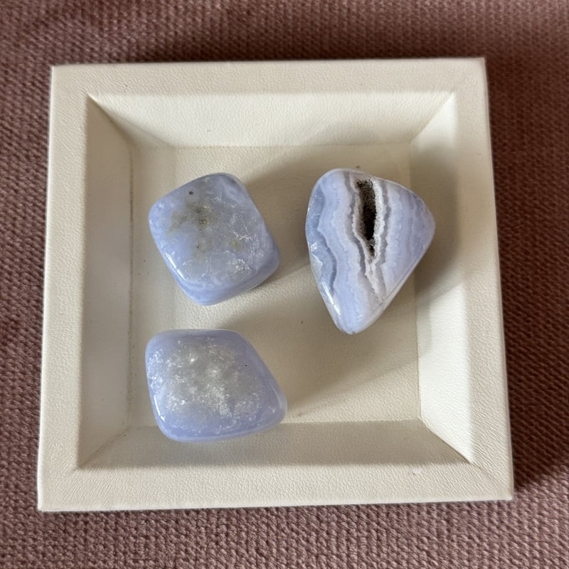 Blue Lace Agate Tumbles Blue Lace Agate Tumbles
