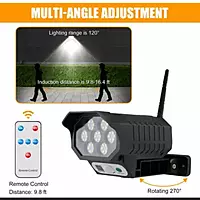 Small Size SPY CAM Solar LIGHT  With Remote Hanging Clip