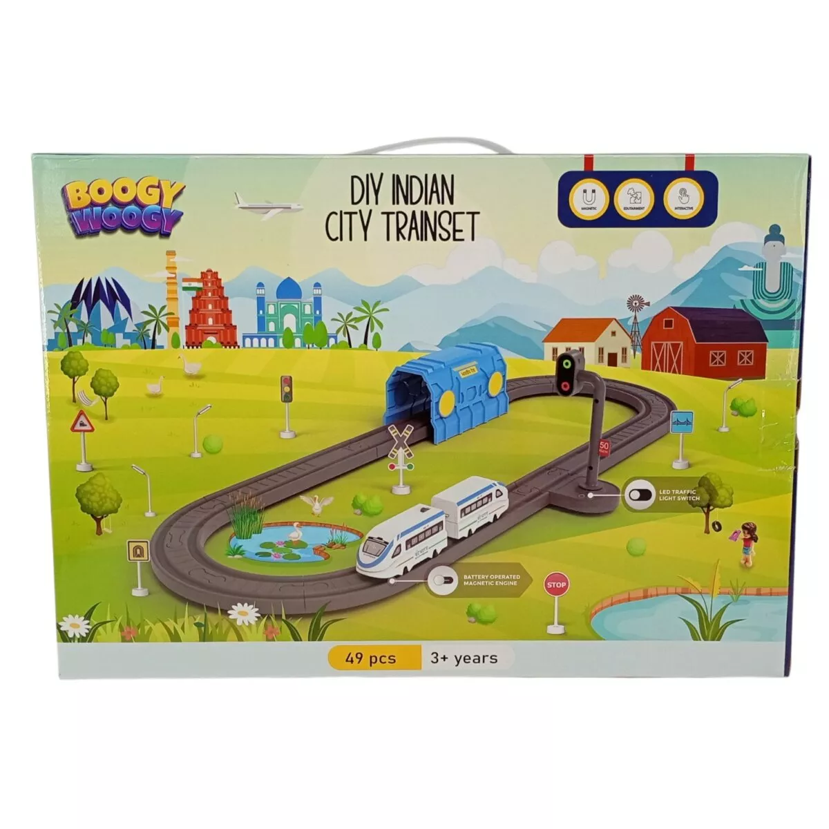 India City Trainset - 49 Pcs India City Trainset - 49 Pcs