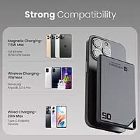 Portronics Boosty 5k 5000mAh 15W Wireless Magnetic Fast Charging Nano Powerbank Portronics Boosty 5k 5000mAh 15W Wireless Magnetic Fast Charging Nano Powerbank