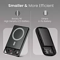 Portronics Boosty 5k 5000mAh 15W Wireless Magnetic Fast Charging Nano Powerbank Portronics Boosty 5k 5000mAh 15W Wireless Magnetic Fast Charging Nano Powerbank