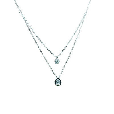 Layered Chain - Bordered Stone Layered Chain - Bordered Stone