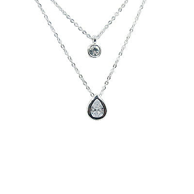 Layered Chain - Bordered Stone Layered Chain - Bordered Stone