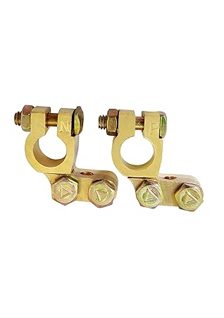 Battery Terminal Medium Brass – 220V 5A | High Conductivity, Corrosion Resistant, Heavy-Duty Connector for Secure Power Transmission