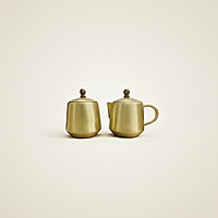 PITAL (BRASS) MILK AND SUGAR POT