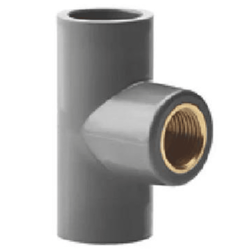 Brass Th. Tee, 32*1/2", Agriculture PVC Fittings