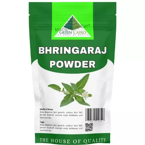 Green Cairo Bhringraj Powder โ Herbal Remedy for Hair & Skin โ 100g Green Cairo Bhringraj Powder โ Herbal Remedy for Hair & Skin โ 100g
